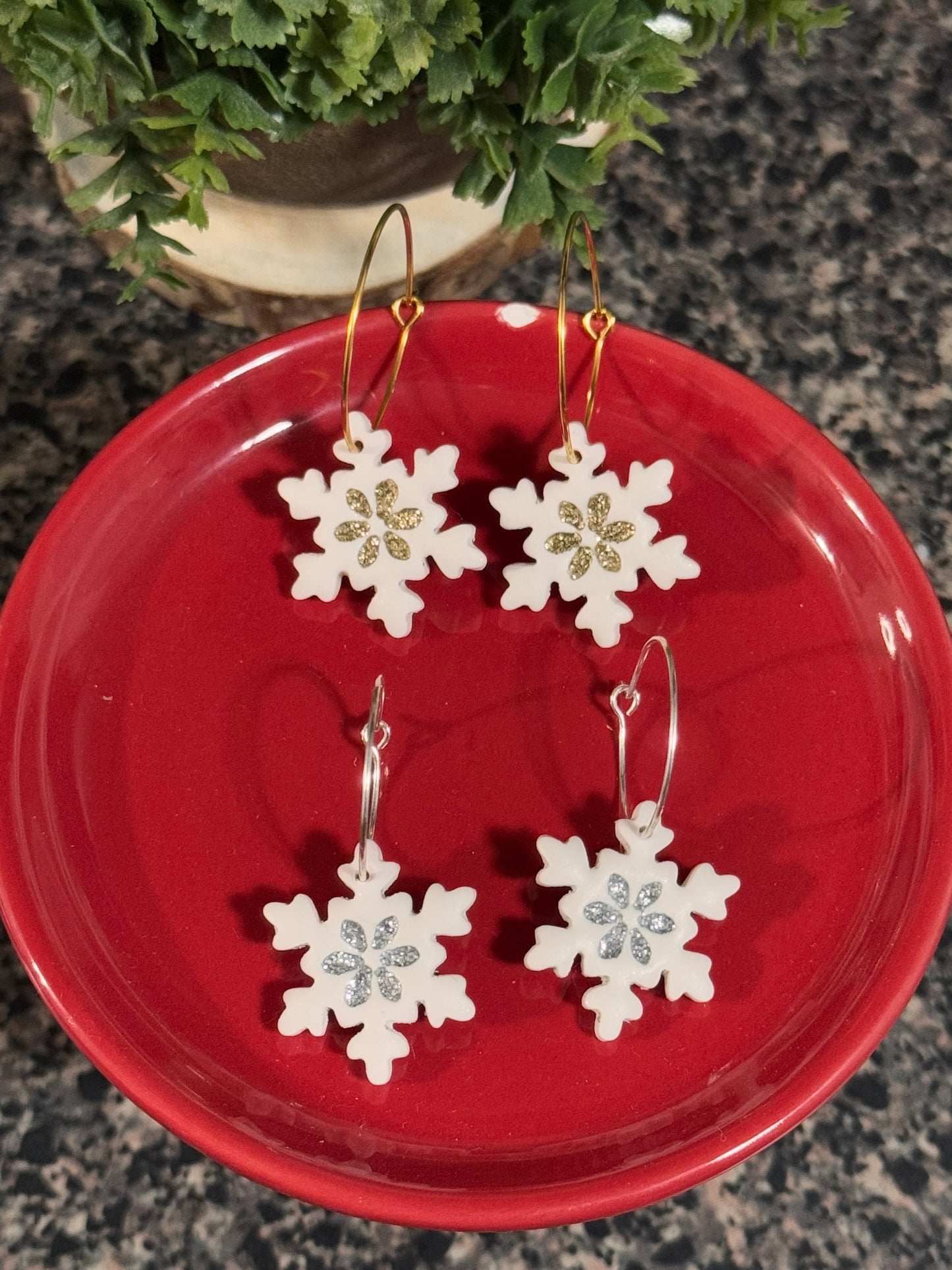 Sparkly Snowflakes
