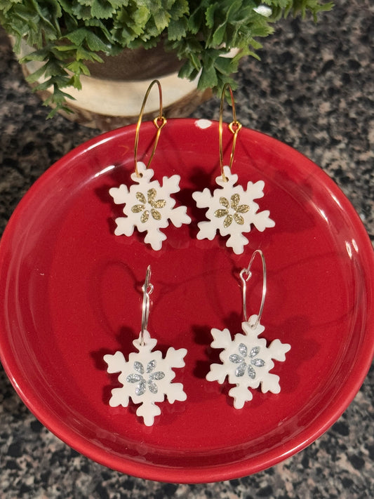 Sparkly Snowflakes