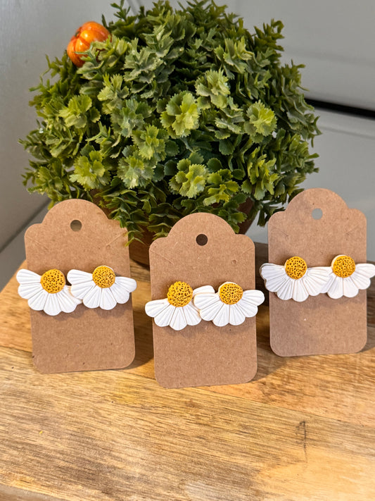 Half Daisy Studs