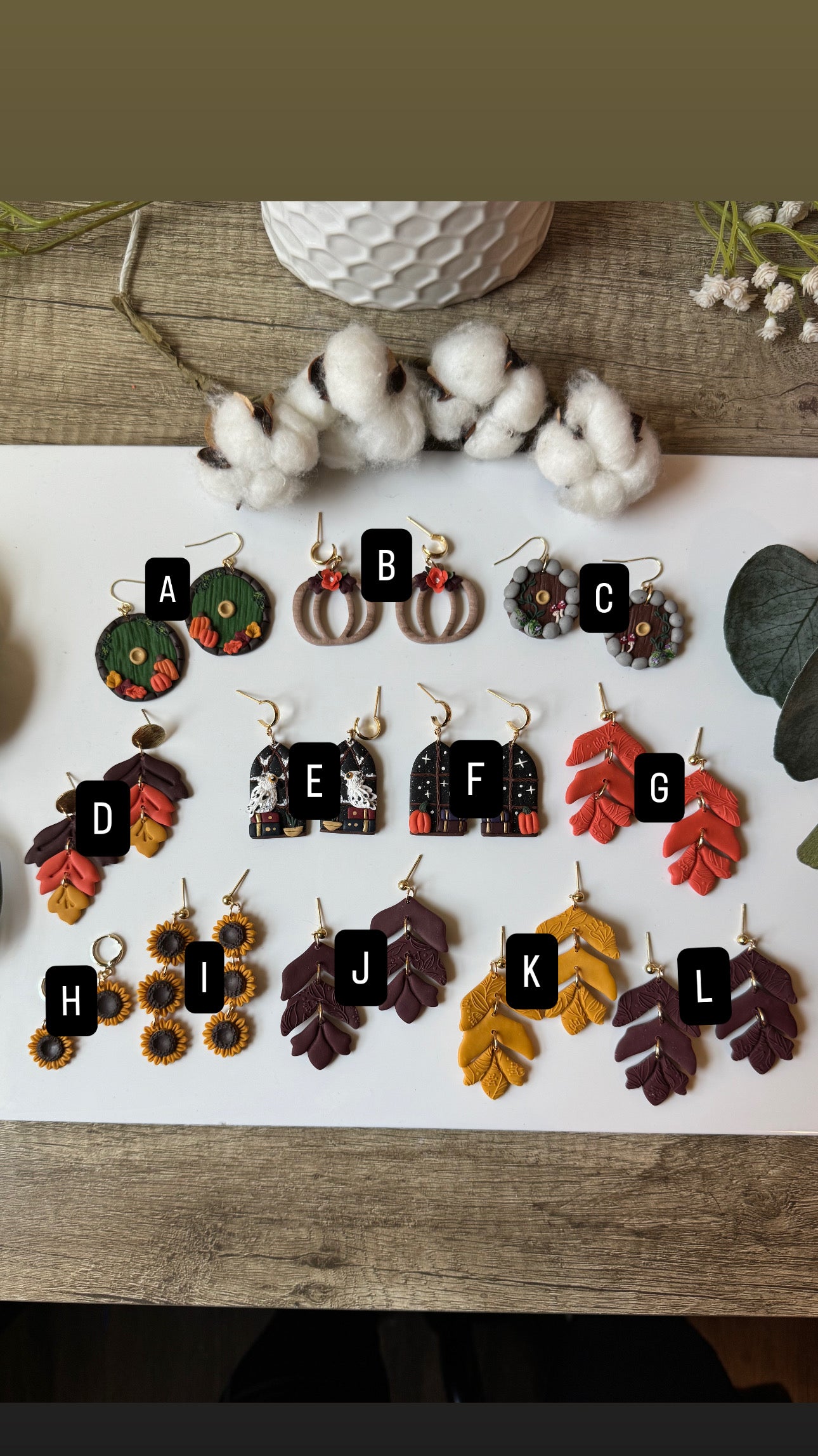 Fall Days Earring Collection