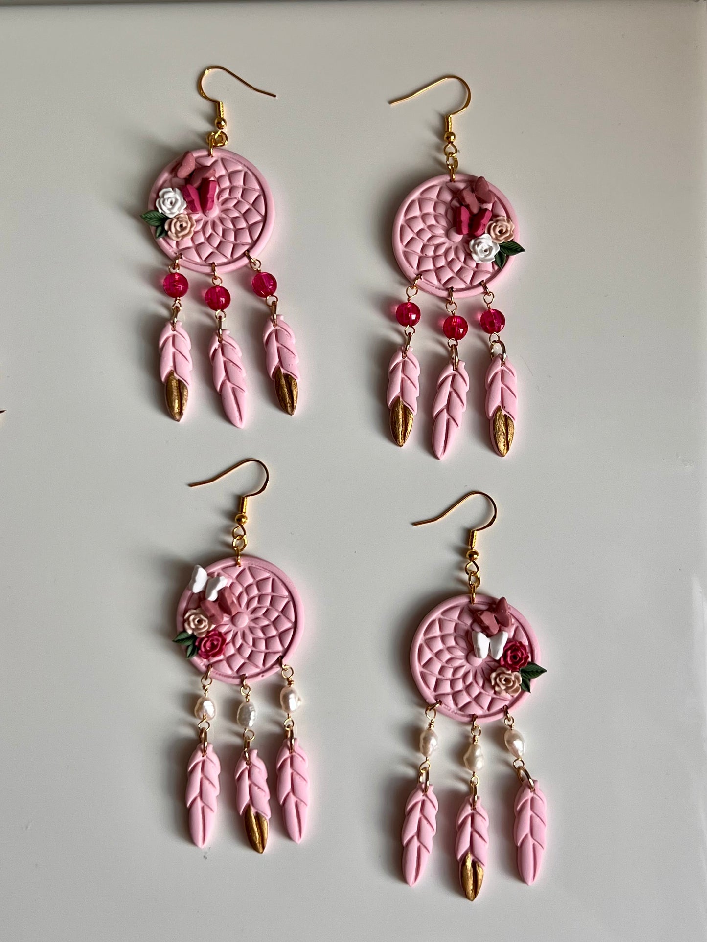 Pink and Pearl Dreamcatcher