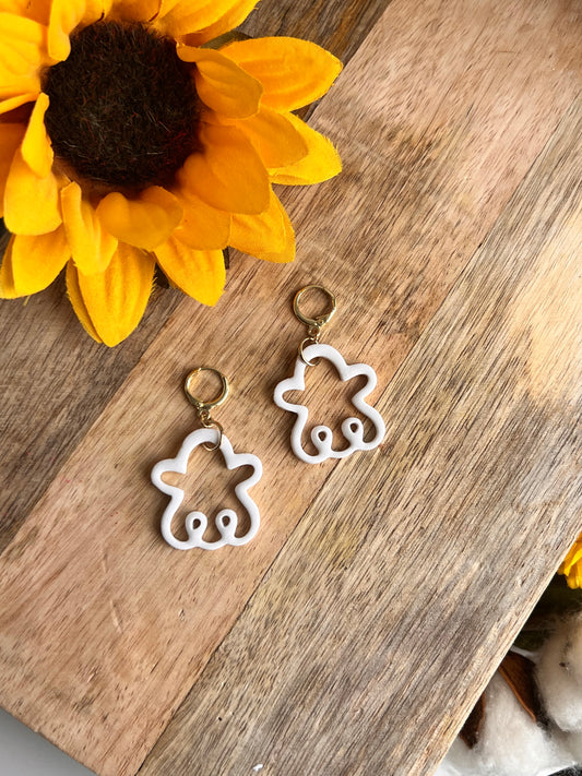 Ghostie earrings