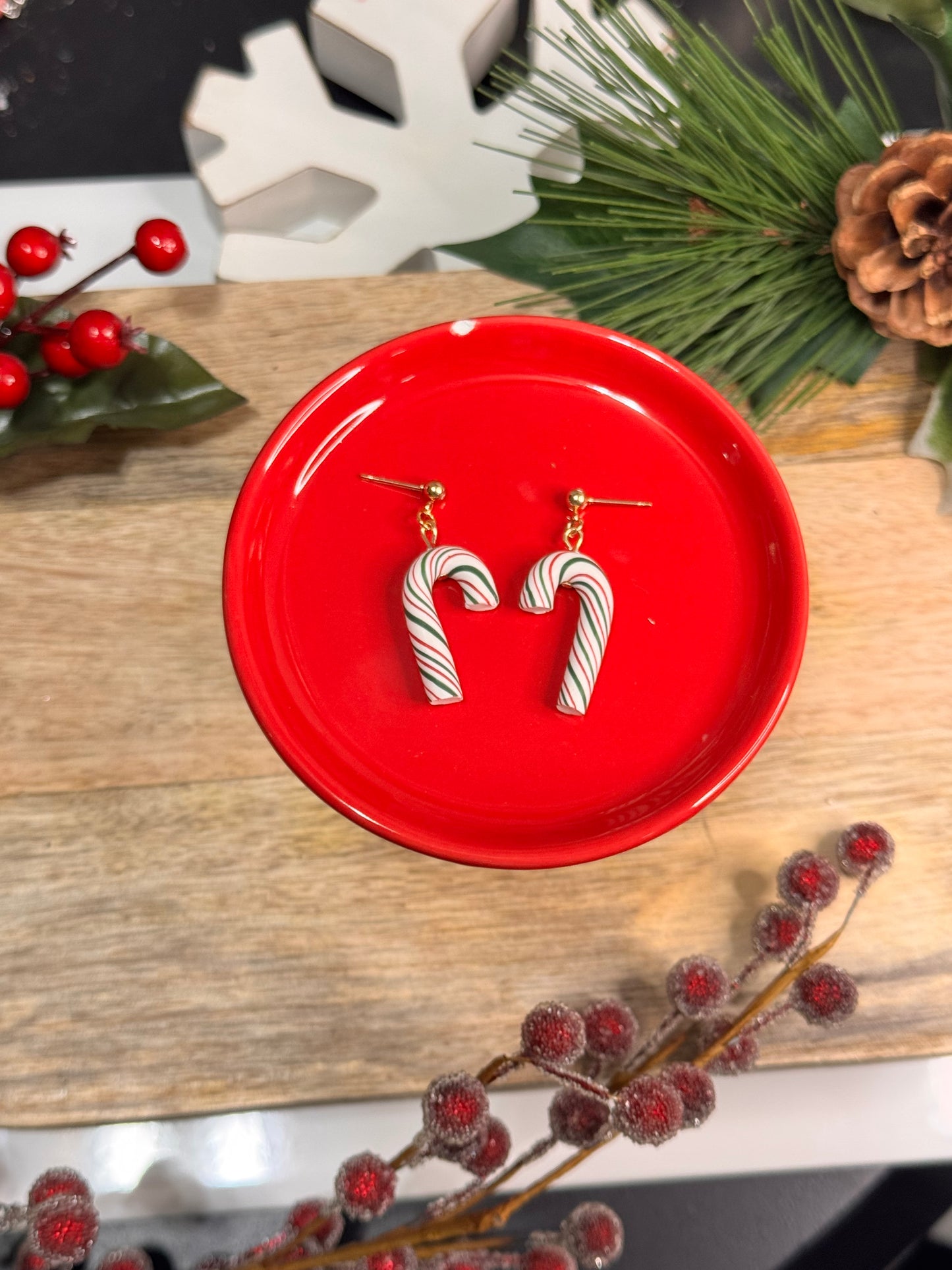 Candy canes (gold)