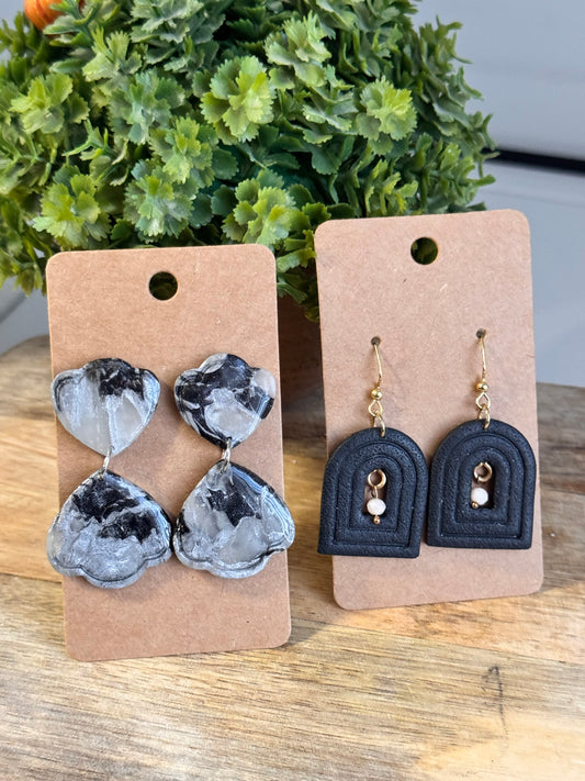 Little Black Earrings