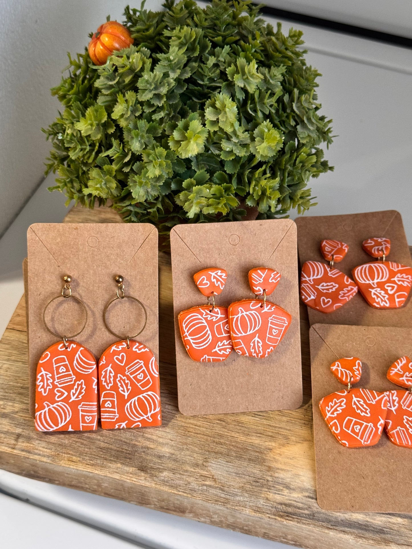 Pumpkin Spiced Dangles