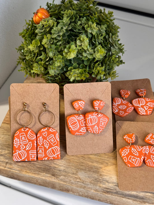 Pumpkin Spiced Dangles