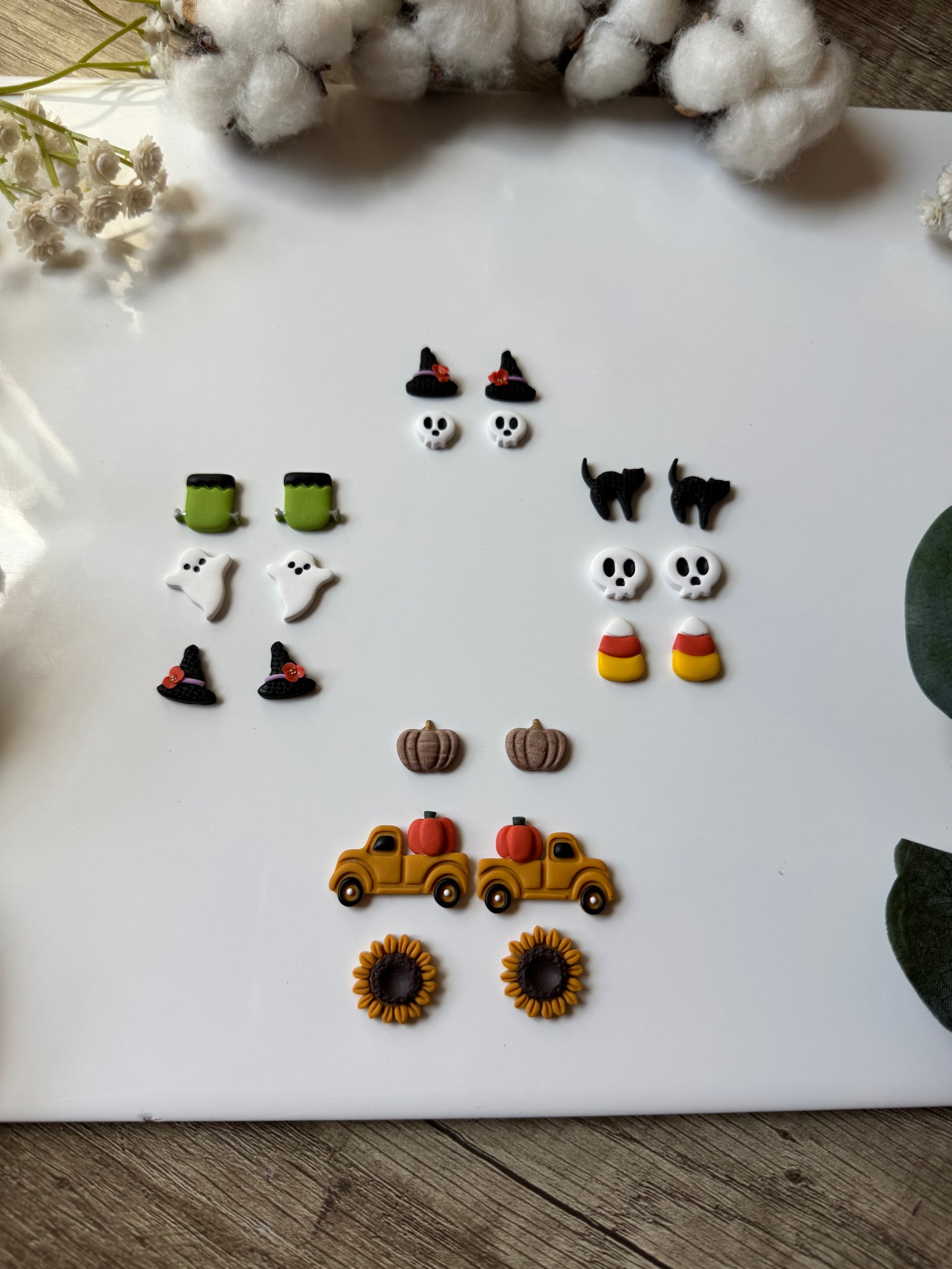 Fall O Ween Studs
