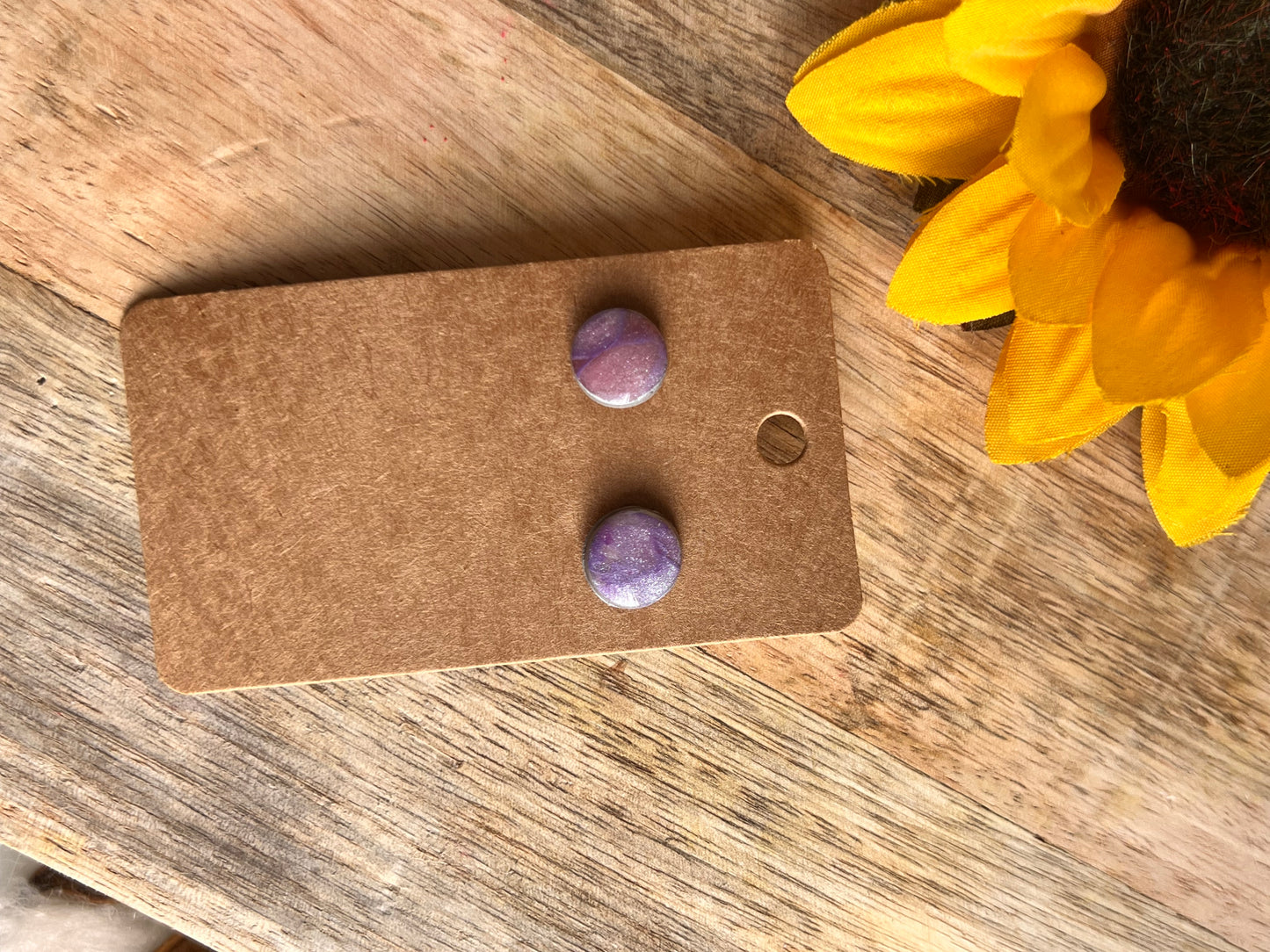 Purple marble collection - studs