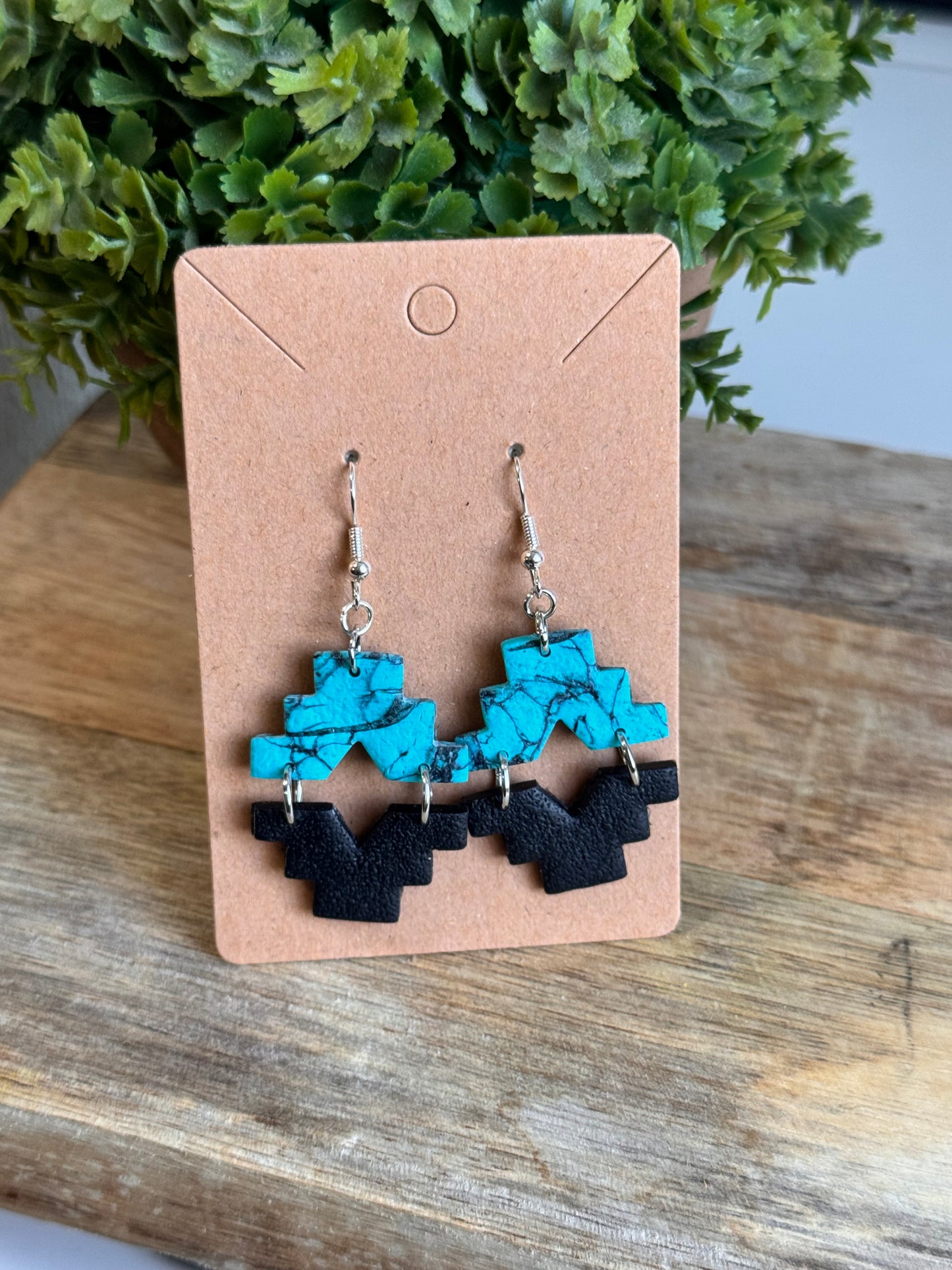 Aztec Blue Dangle