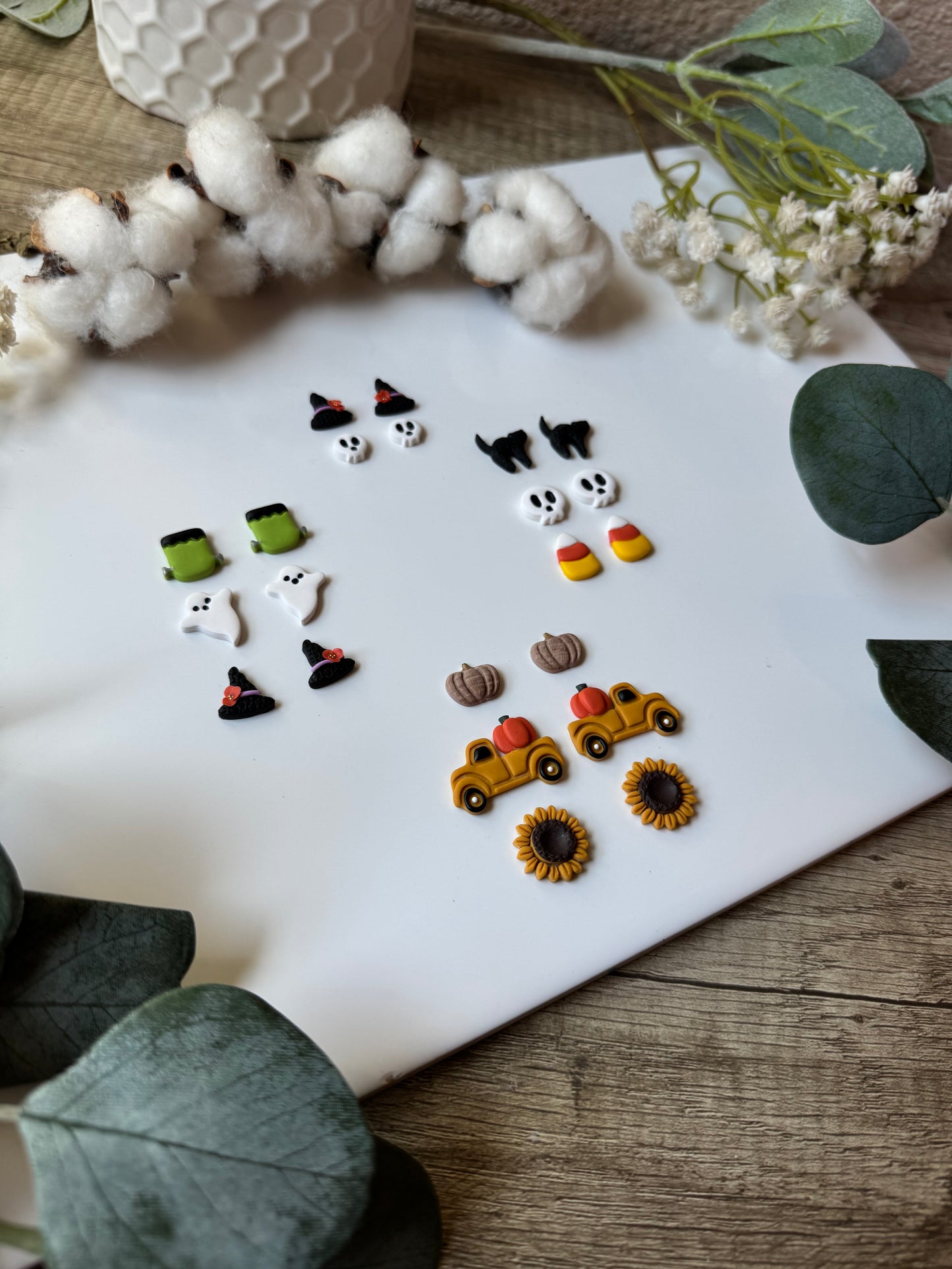 Fall O Ween Studs