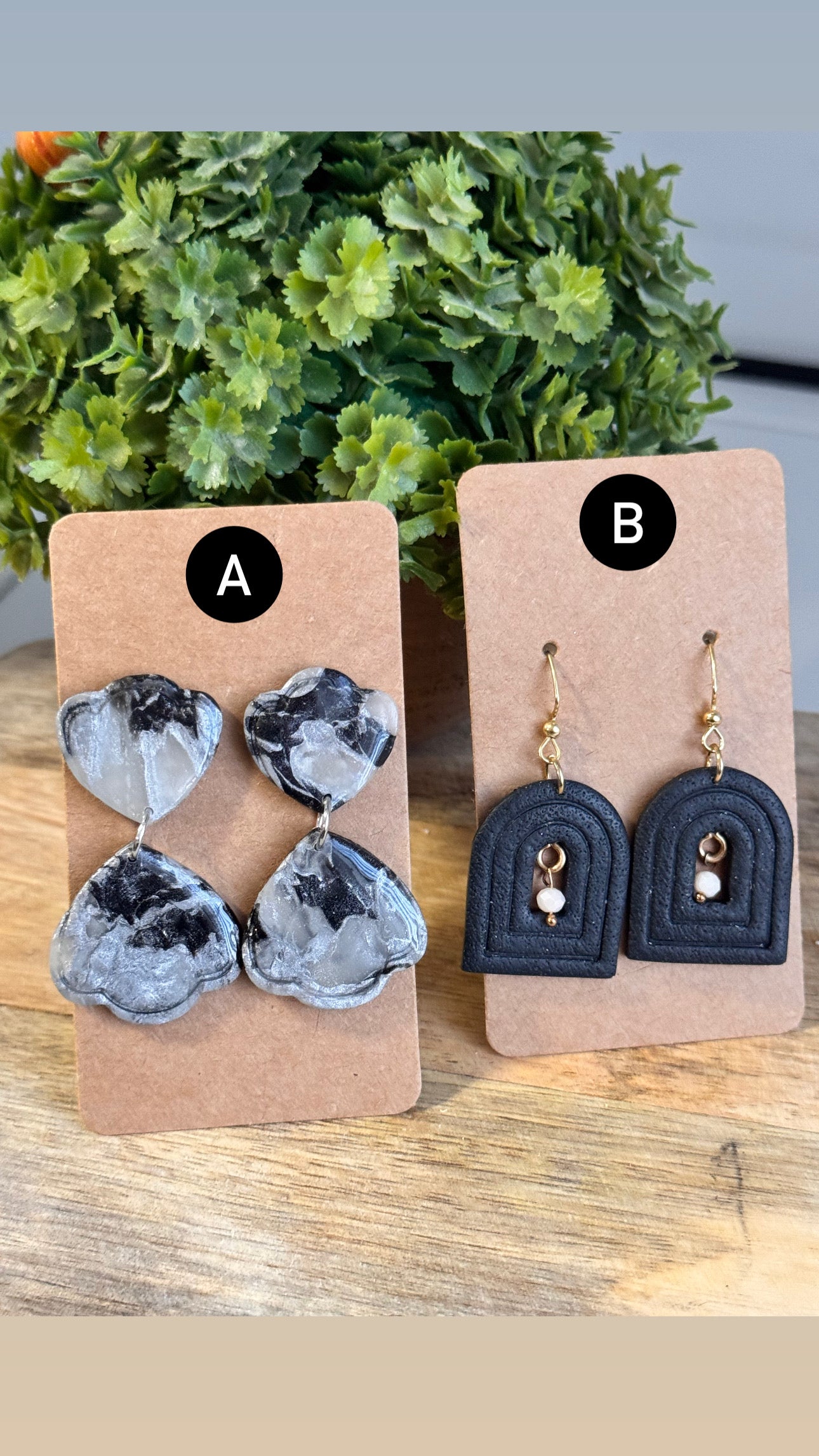 Little Black Earrings