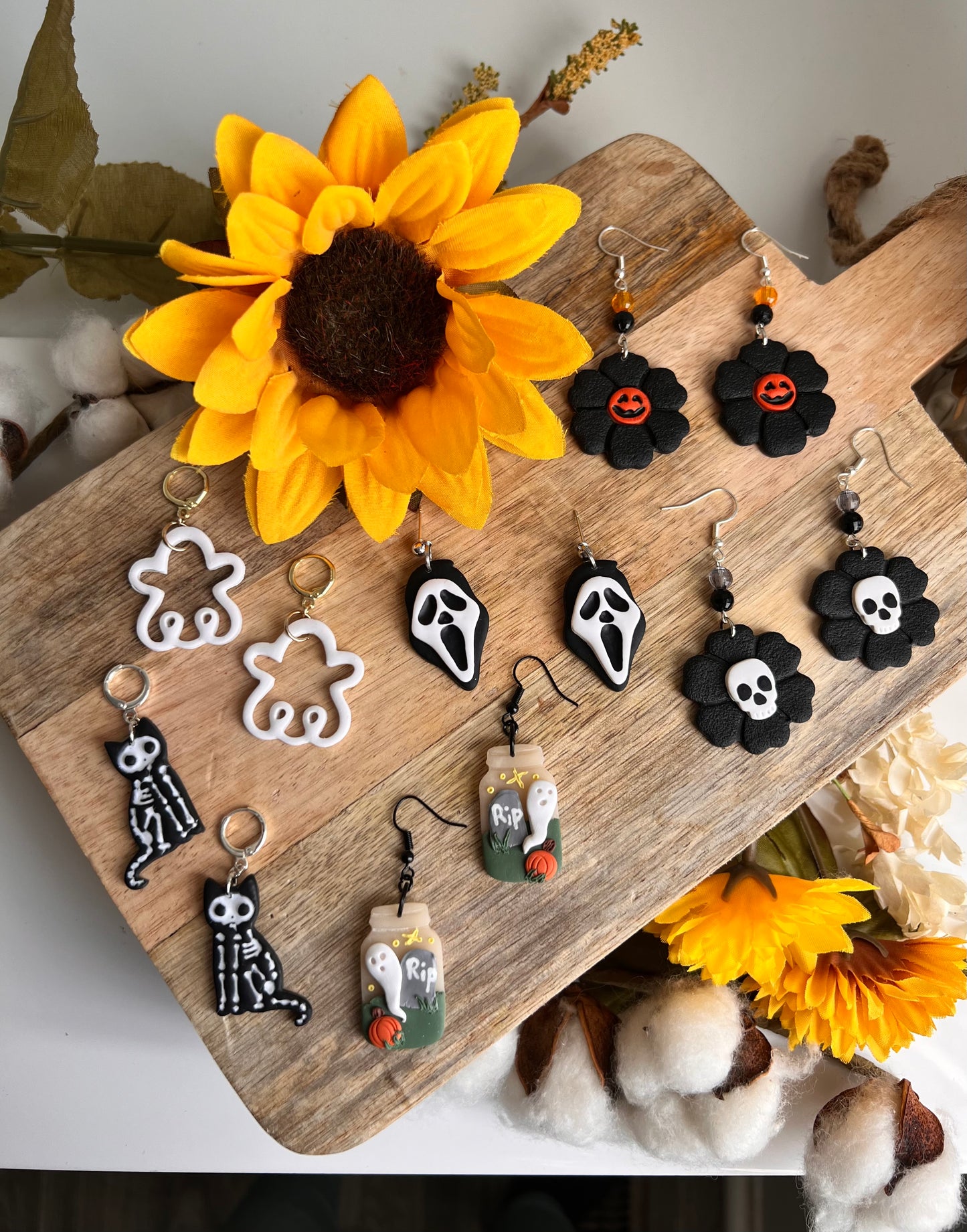 Ghostie earrings