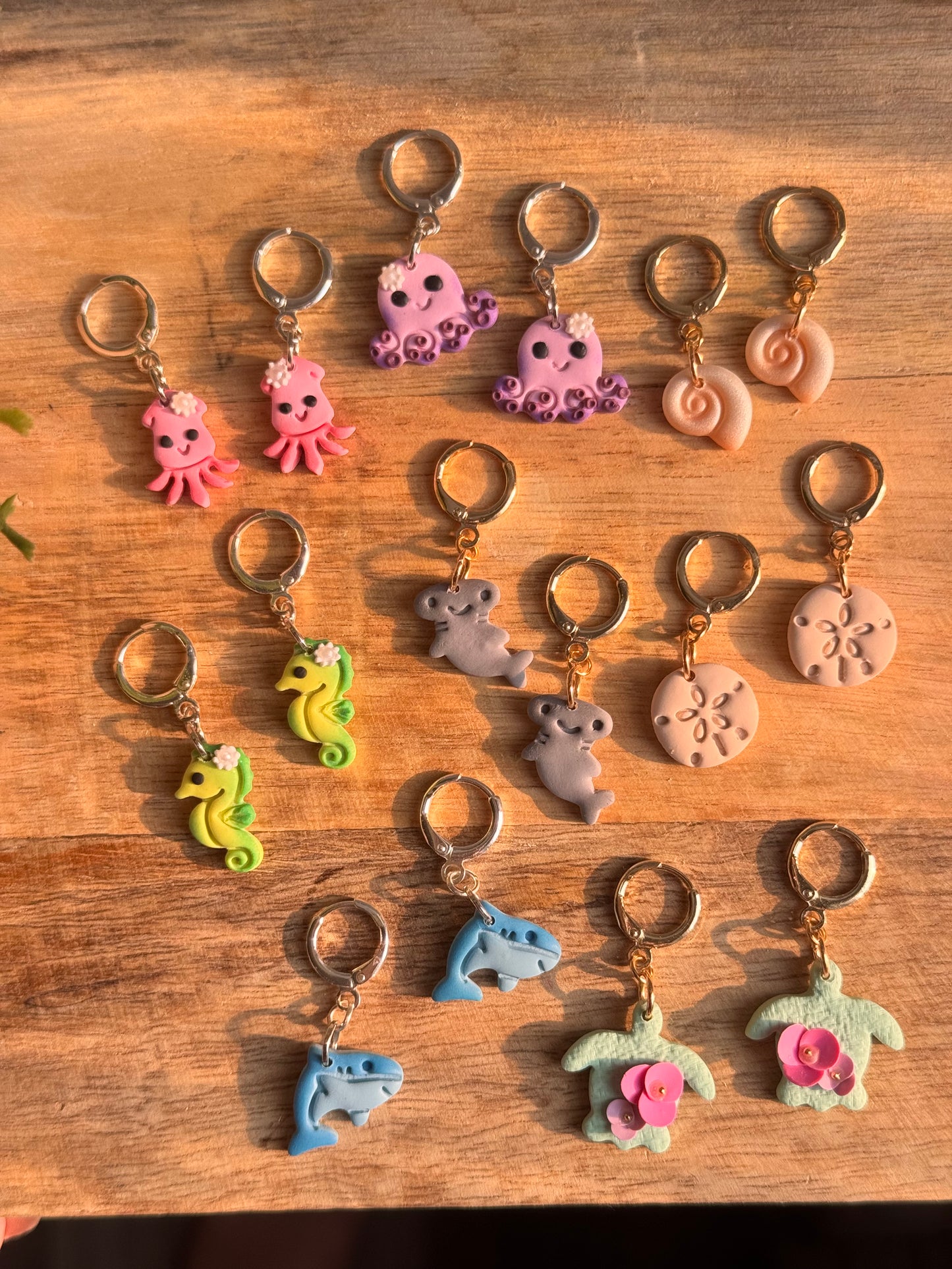 Sea Critter Charm Earrings