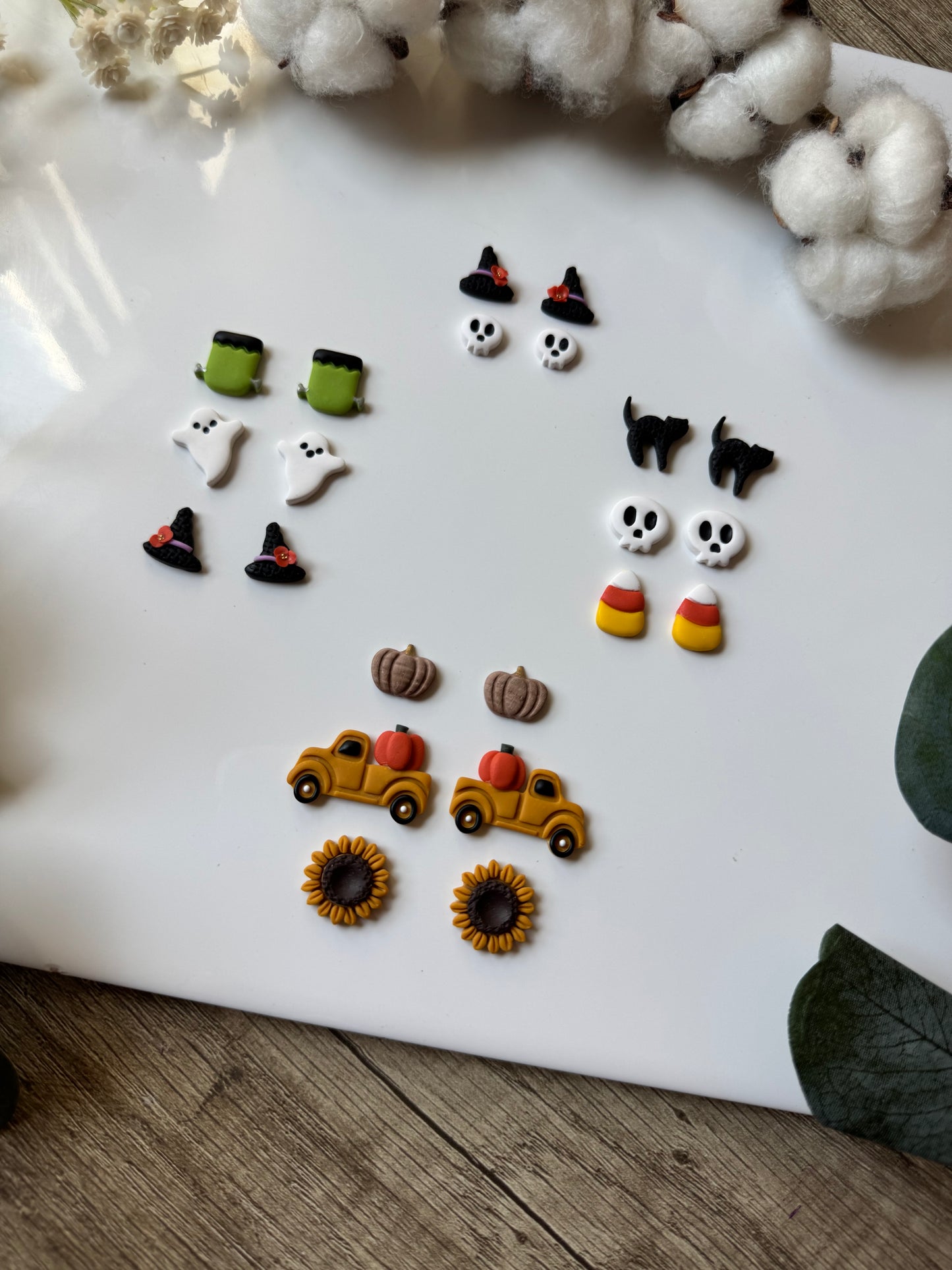 Fall O Ween Studs