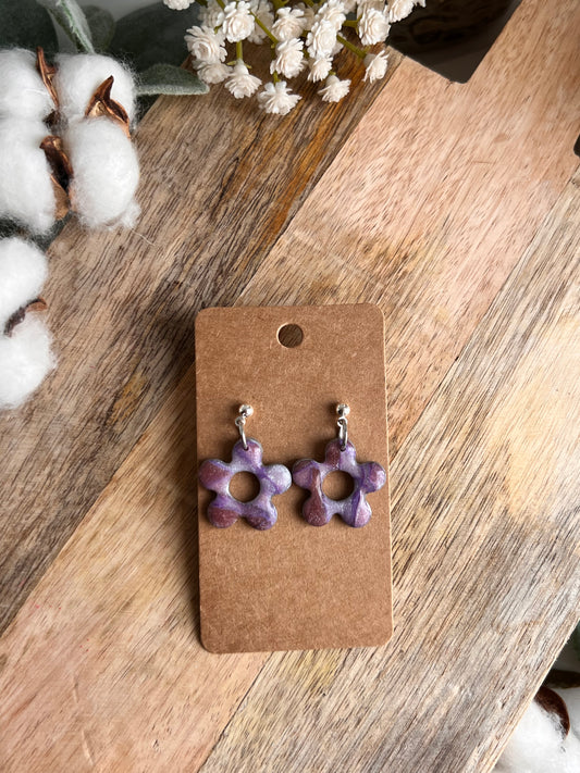 Purple marble collection - flowers