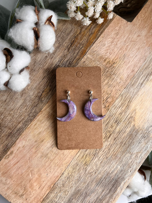 Purple Marble Collection - Moons