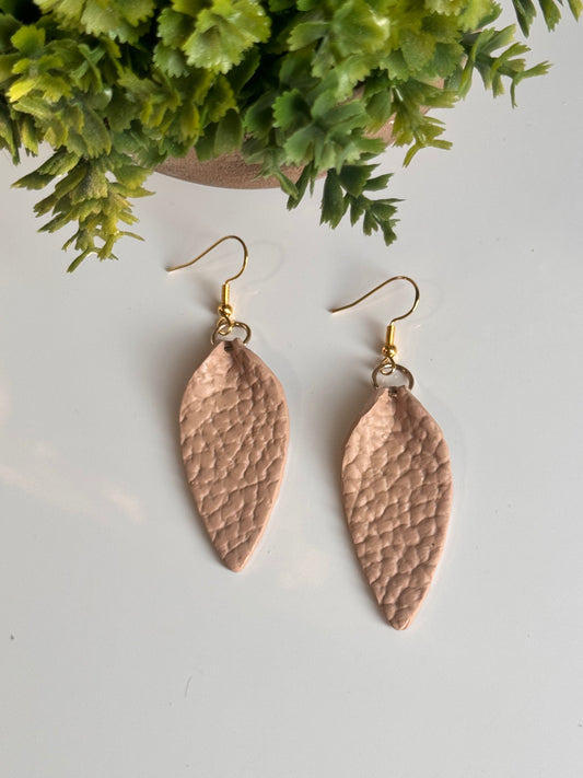 Faux Leather Dangles
