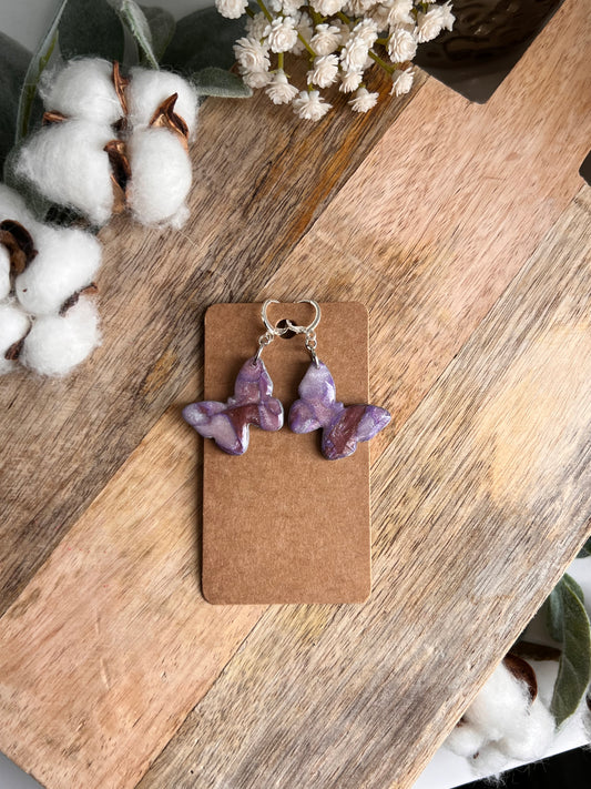 Purple Marble collection - butterfly