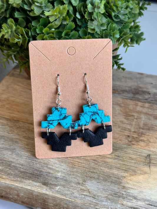 Aztec Blue Dangle