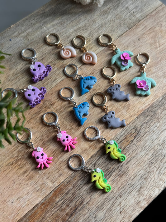 Sea Critter Charm Earrings